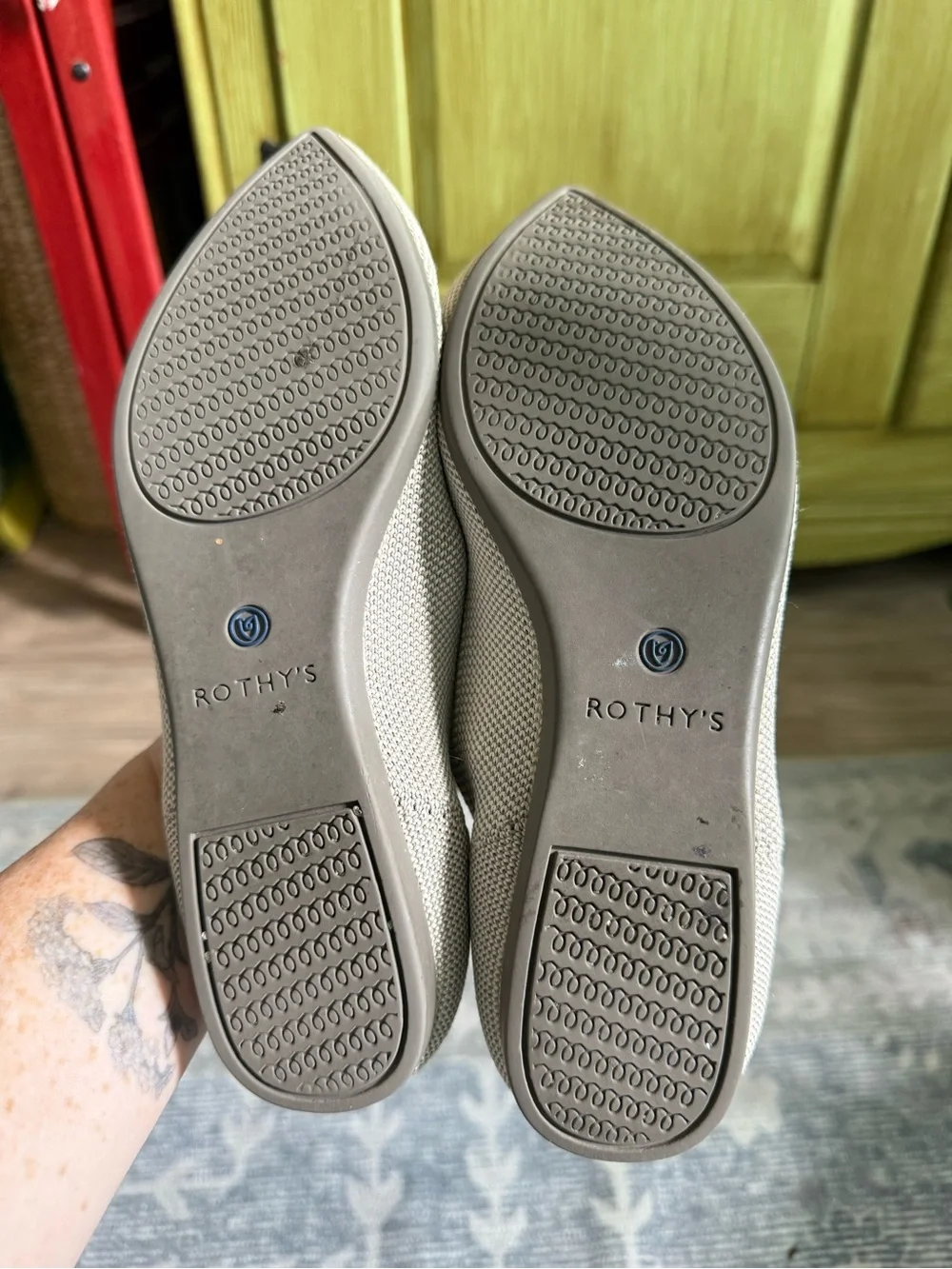 Rothy's The Point in Birdseye Gray
